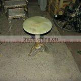 Natural Color Light Green Onyx Table thumbnail-1