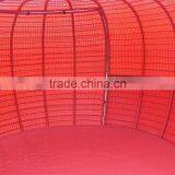 2016 Newest Outdoor Rattan Furniture Distinct Red Apple Round Sunbed thumbnail-4