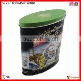 High Quality Oval Shape Custom Coffee Tin Box thumbnail-6