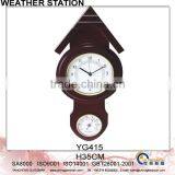 Weather Station With Wood Frame YG415 thumbnail-1