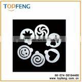 Coffee Latte Art Mold 6PCS, Plastic Coffee Mold,coffee Decorating Tool,coffee Art Stencils for Latte thumbnail-4