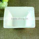 China Factory Cheap Cute White Porcelain Dishes,Ceramic Plates Dishes Wholesale thumbnail-4