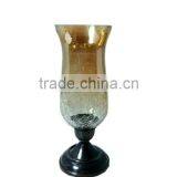 Footed Glass Candle Holder thumbnail-2