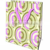 Fashion Copper Plate Paper Shopping Bags