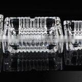 Clear Glass Ashtray With Different Size Square and Round Shape thumbnail-2