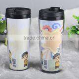Customized Plastic Coffee Cups Mugs With Lid thumbnail-4