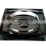 Grey Color Square Crystal Ashtray thumbnail-1