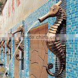 Modern Garden Sculpture Decoration Stone Hippocampus Sculpture thumbnail-1