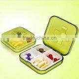 Custom Promotional 4 Compartment Medicine Storage Case PP Plastic Pill Storage Box Supplier in China,plastic Pill Box Supllier thumbnail-1