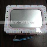 Metal Lunch Tin Box With Double Lids to Insert Interesting Photo thumbnail-1