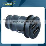 Dual USB Car Power Charger , Mini Charger for Apple and Samsung Device thumbnail-1