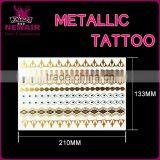 Metallic Tattoo Gold Temporary Tattoos Sticker Wholesale thumbnail-2