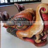 Dragon Mask Wall Hanging Decor Handmade in Nepal thumbnail-1
