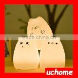 UCHOME China Wholesale Auto Change Color Silicone Night Light For Gift Promotion thumbnail-1