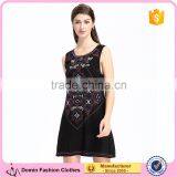 Domin Fashion Guangzhou Factory Sleeveless Beading and Sequin Woman Dress thumbnail-1