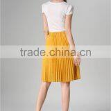 Vintage Tulle Skirt Tutu Midi Summer Pleated Skirts for Women thumbnail-5