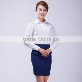 Custom Cotton Skirt And Flight Attendant Shirts thumbnail-5