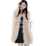 CX-G-B-137E Genuine Feather Dress Lady 's Vest thumbnail-2