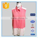 Chiffon Loose New Designs Sexy Summer Color Women Top thumbnail-1