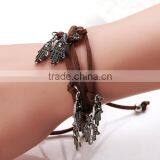 Multilayer Red Suede Tortoise Charm Bracelets Fashion Sea Animal Charm Cord Bracelets for Tourist Souvenir 2017 thumbnail-3