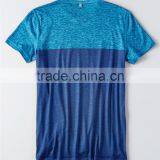 MGOO Sport Wear Dri Fit T Shirts Wholesale Polyester Spandex Color Block T-shirts For Men thumbnail-5