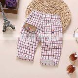 Wholesale Sweet Baby Pants Simple Design Plaid Baby Pants thumbnail-2