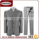 Wholesale Stand Collar 2-Button Formal Dresses Wear For Men thumbnail-1