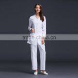 2016 New Design Autumn Women Anti-wrinkle Long Sleeve Nurse Uniform Dental Clinic Doctor's Outcoat White Color thumbnail-3