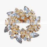 Zm53221a High Quality Fashion Women Flower Alloy Brooch With Gold Plated thumbnail-5