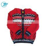 Baby Sweater Computer Knitting Patterns Unisex Hoodie Sweater With Zipper Children Long Sleeve Sweater thumbnail-2