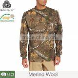 Wholesale Design Promotional Winter Fashion Casual Merino Wool Shirt Men thumbnail-1