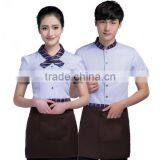 Wholesale Elegant Cheap Own Brand Embroidery Logo Breathable Hotel Reception Uniform thumbnail-5