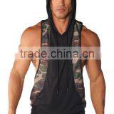 Hot Sale Sports Men's Body Building Hoodie Wear Custom Gym Singlets thumbnail-4