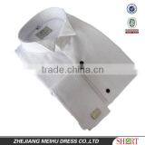 Men's Washed Marcella Wing-up Collar Tuxedo Shirt With French Cuff and Studs thumbnail-1