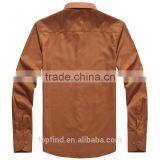 China Supplier Oem Classic Solid Color Mens Dress Shirt European Collar European Size thumbnail-3