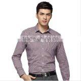 Non Iron Men's Shirt Plaids Shirt Red Color thumbnail-1