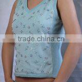 Ladies' Top,beading,fashion Vest thumbnail-1