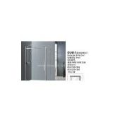 shower enclosure with rectangle sliding door