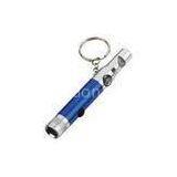 High Bright White Mini Led Flashlight Keychains With Logo Printed for Promotional Gifts