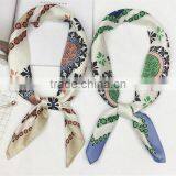 Digital Print Fashion Silk Scarf thumbnail-2