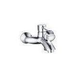 Ceramic Cartridge single handle shower faucet Round for commercial / Home