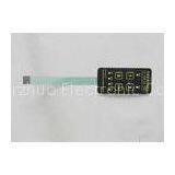 Poly Dome Push Button Single Color Leds Membrane Switch 0.9 mm / 7 Pin