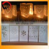 flame retardant wedding luminaria candle bag