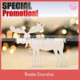 10pcs set Wooden Christmas Moose Christmas Ornament Wooden Shapes, Gift Tags, Craft Blanks
