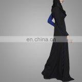OEM China Wholesale Muslim Women Long Sleeves Maxi Dress Casual Abaya thumbnail-4