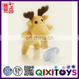 Funny plush animal toys pacifier for babies