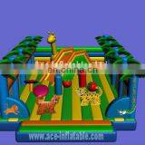 Jungle Theme Commercial Grade Inflatable Fun City