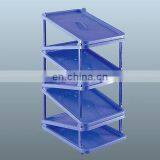 Good quality plastic folding shoe shelf