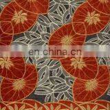 Red Diamond African Velvet Lace Fabric thumbnail-1