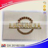 Custom Engraved Metal Leather Label for Jeans/Handbag